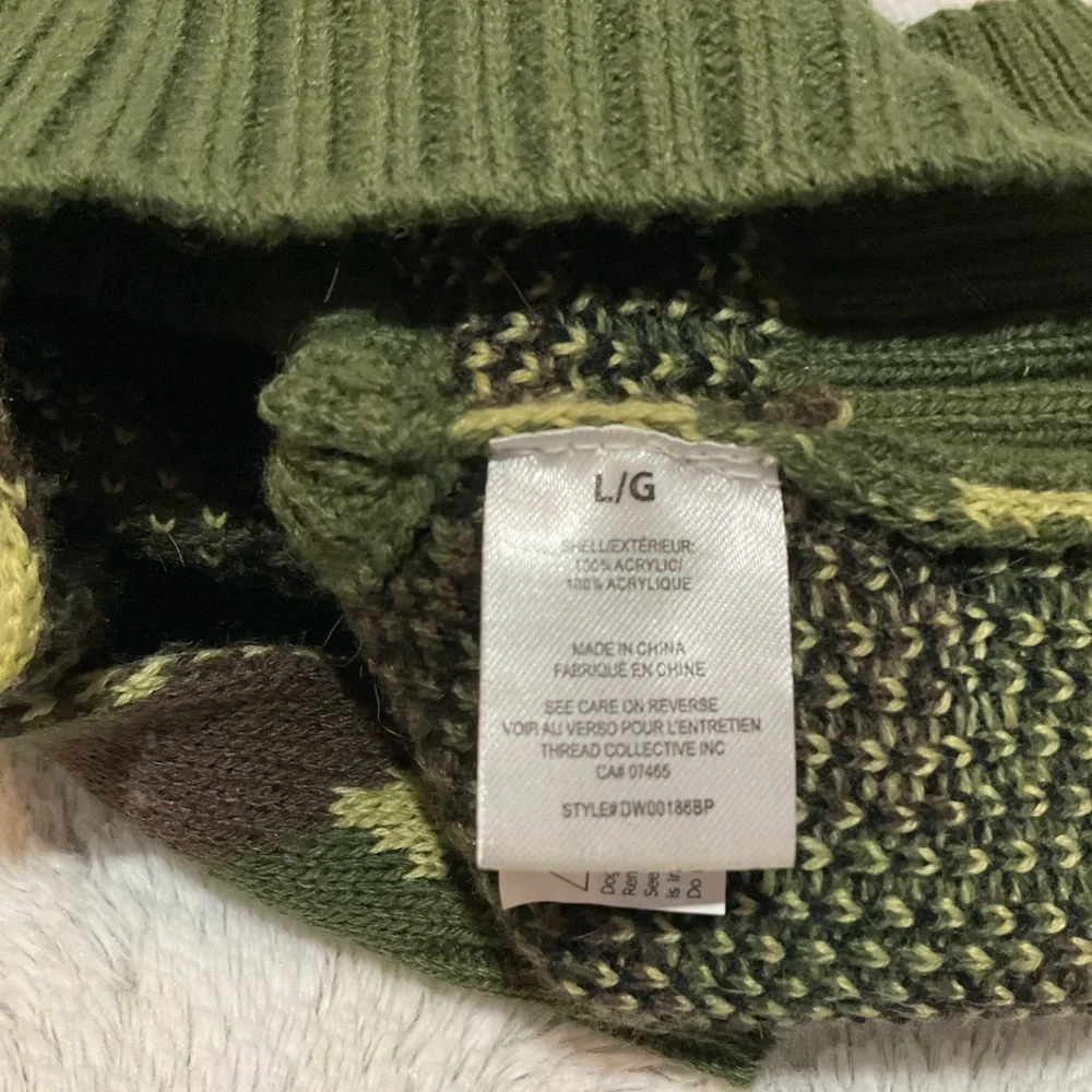 Camouflage Dog Sweater
